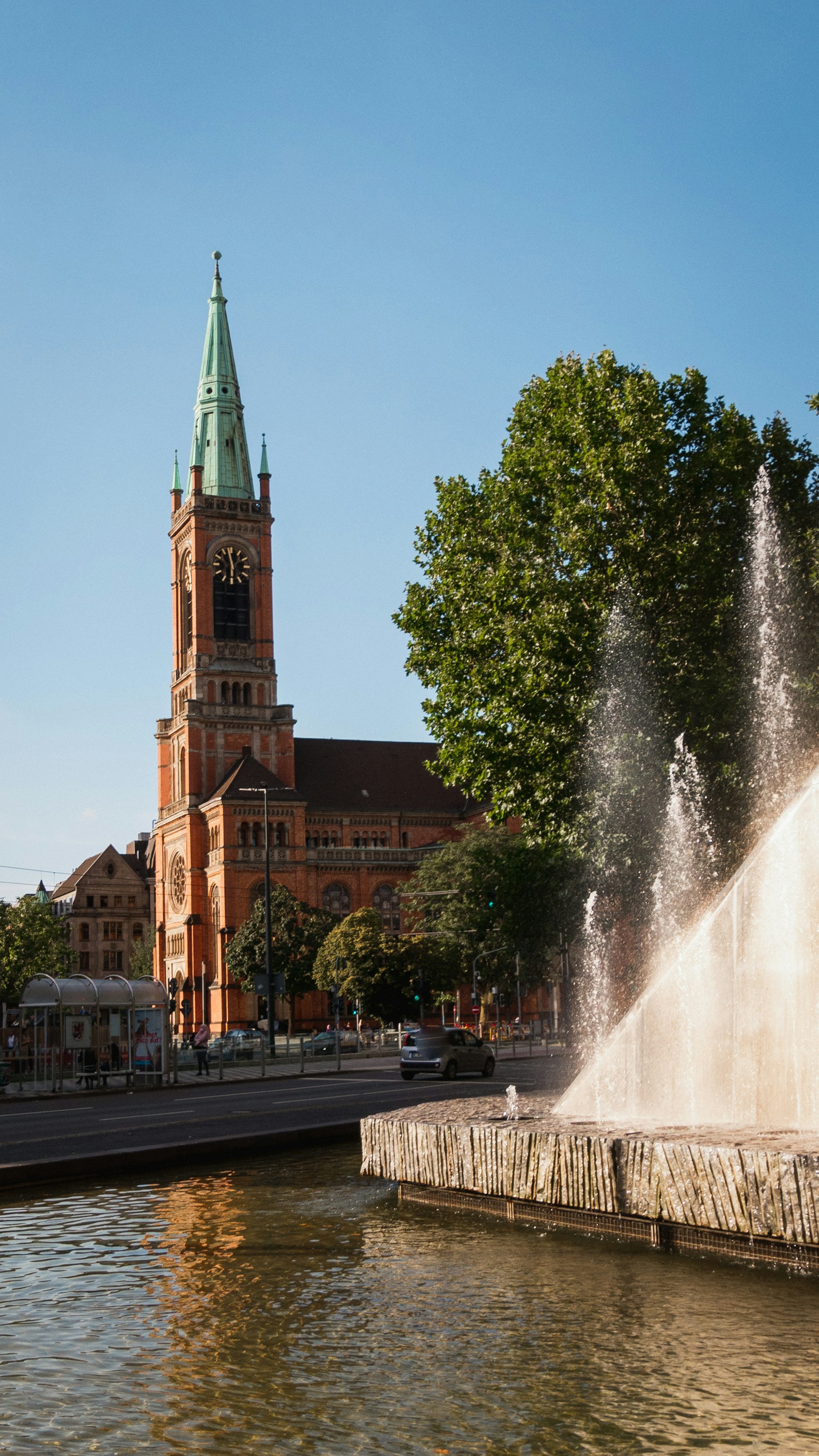 Architektur am Düsseldorfer Rheinufer
