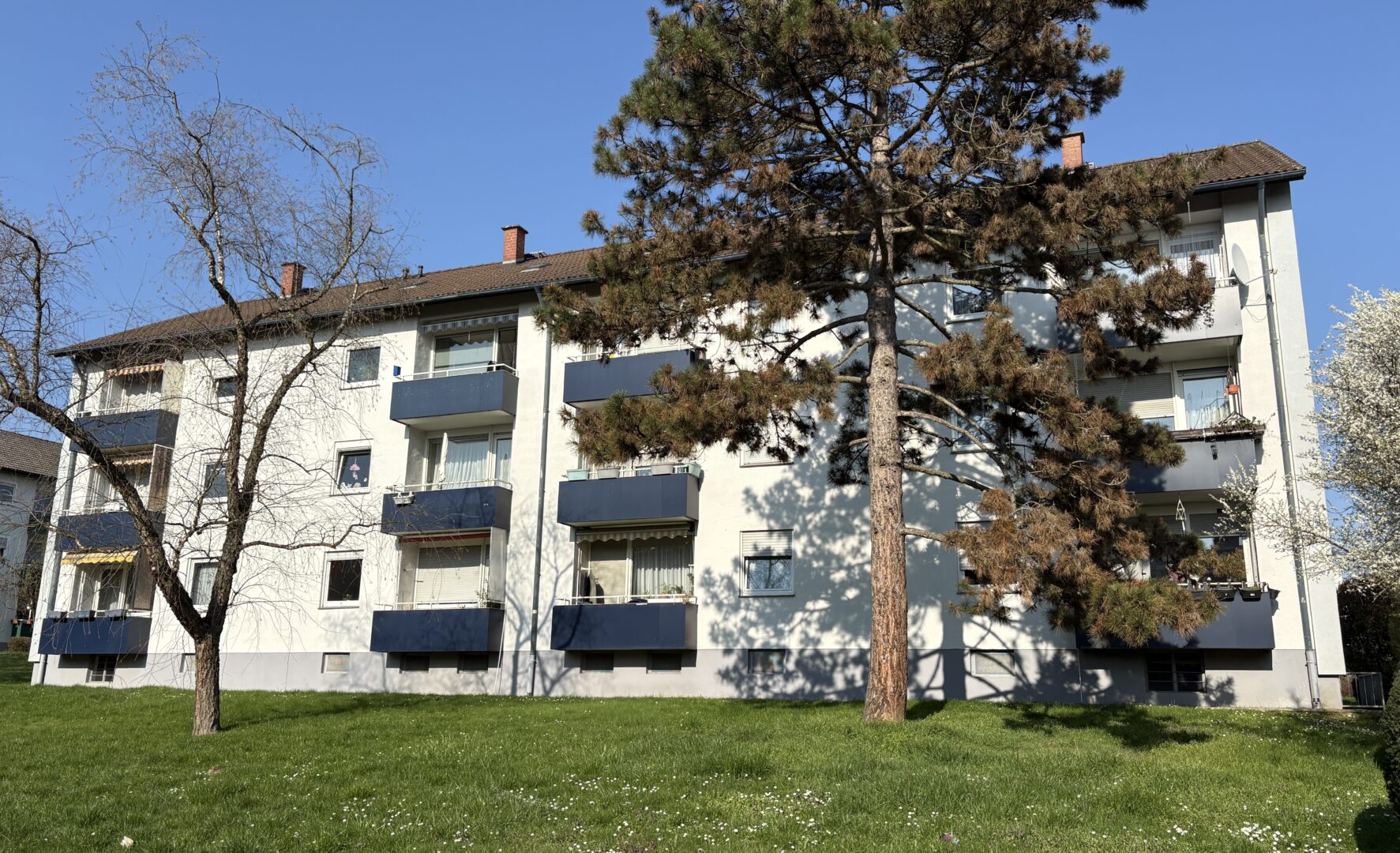 Hausansicht Balkonseite
