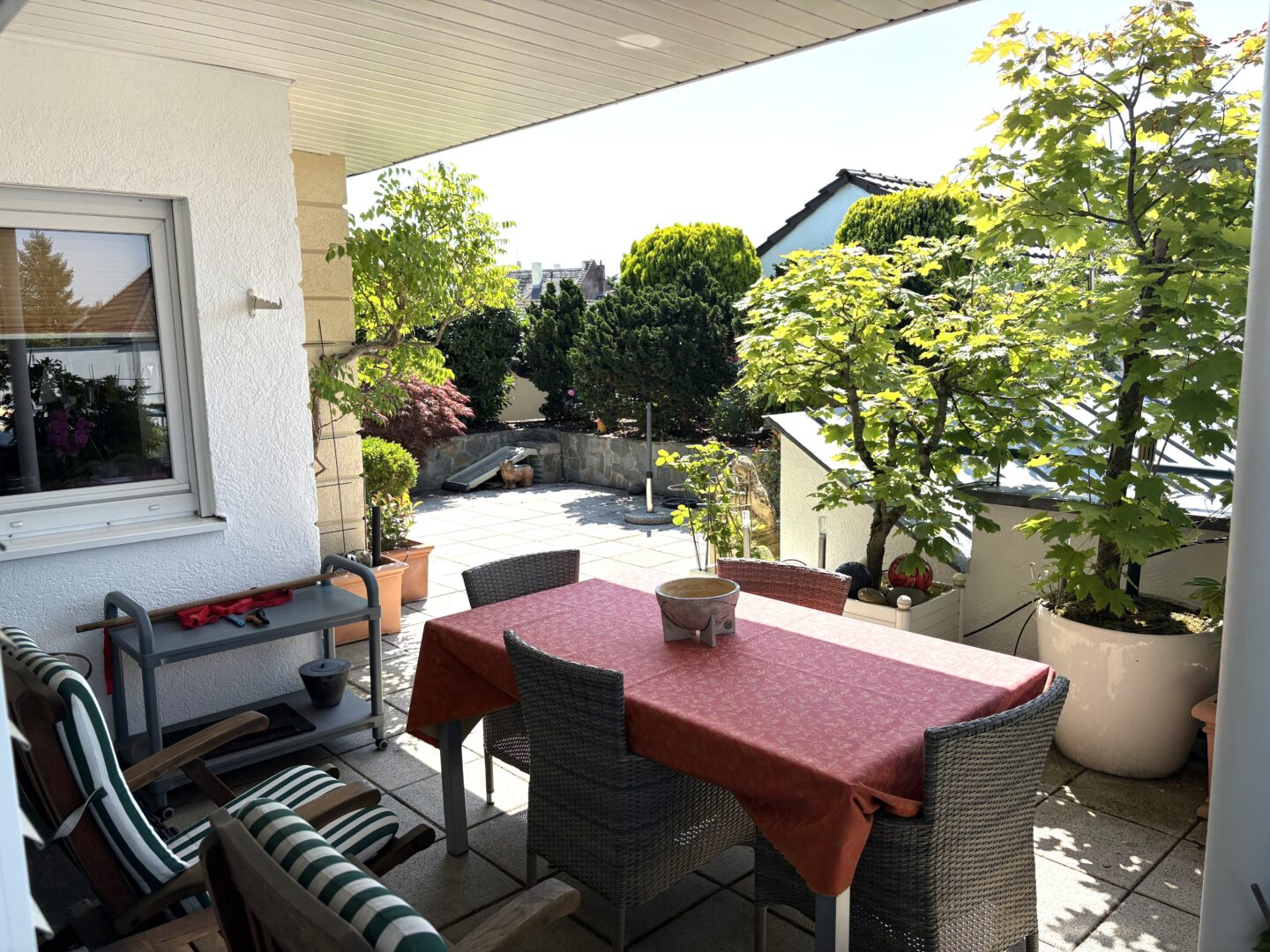 Dachterrasse Essbereich