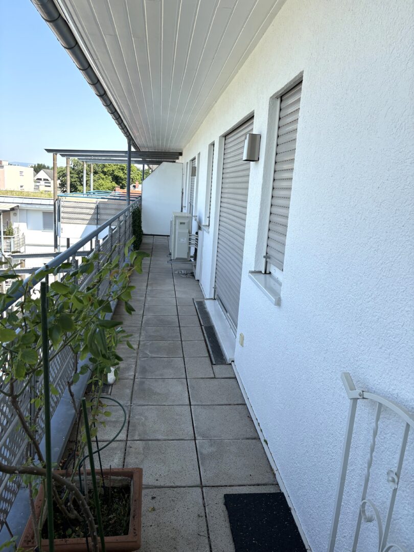 Terrasse seitlich