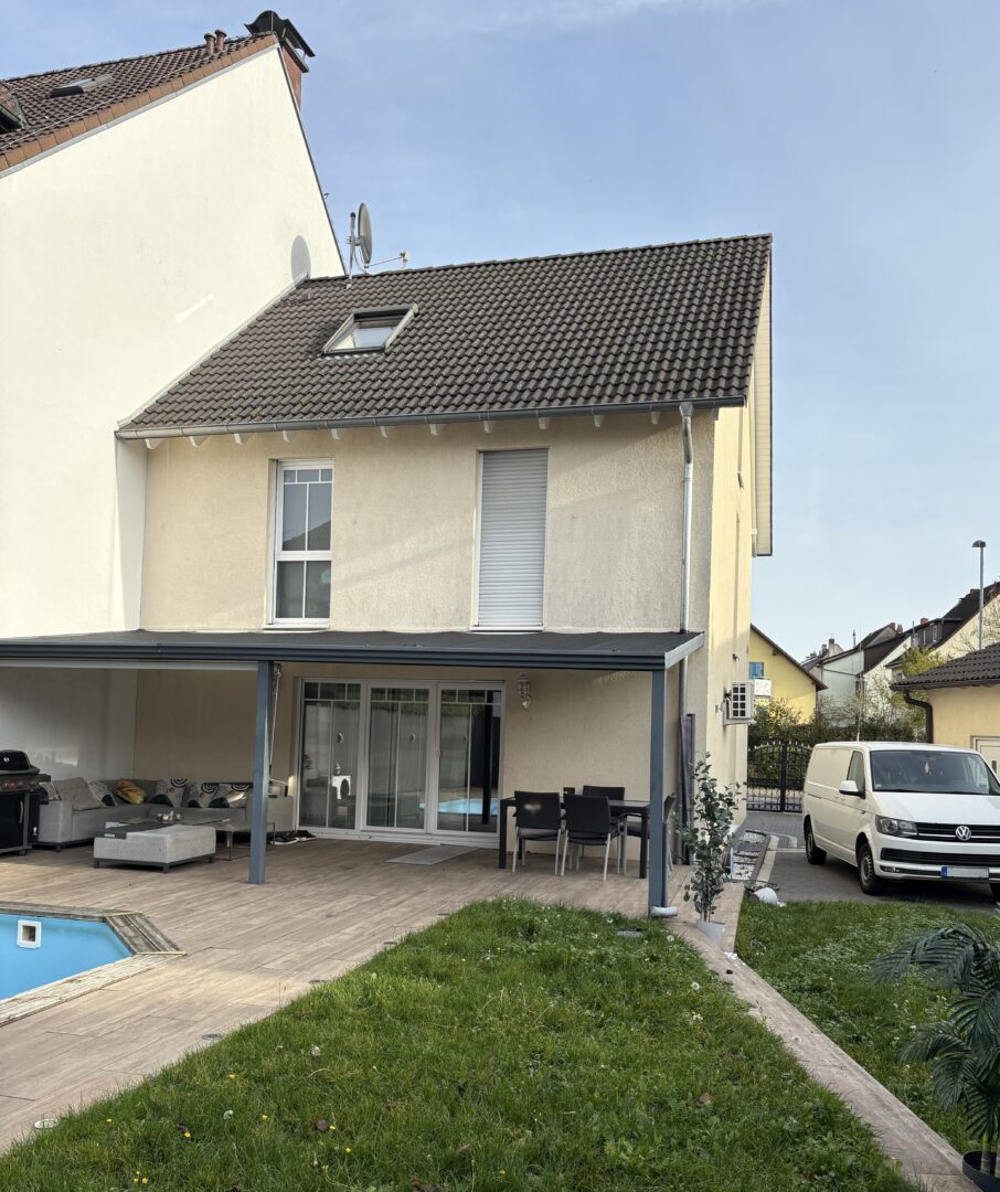 Hausansicht Gartenseite